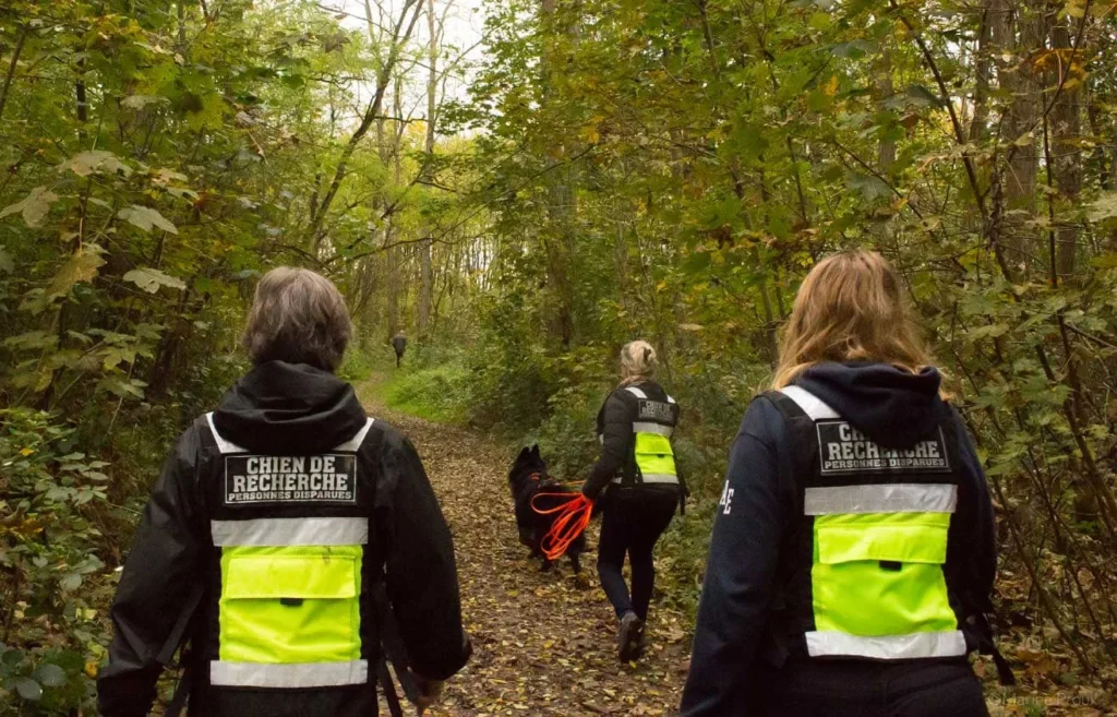 CHIEN DE RECHERCHE PERSONNE DISPARUE IDF
