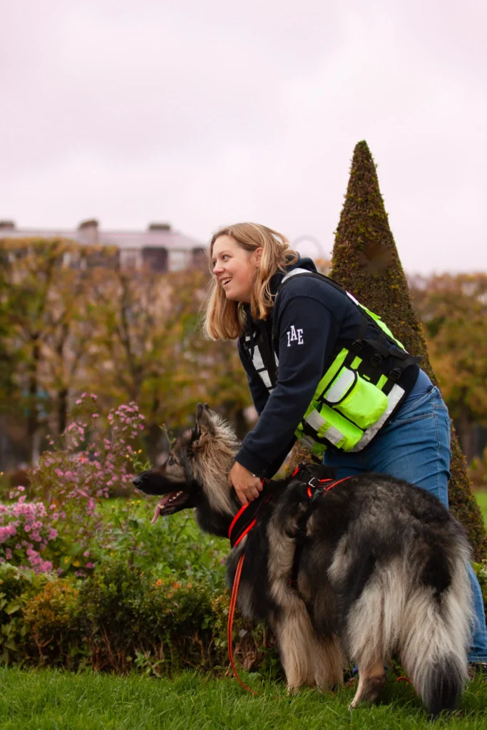 CHIEN DE RECHERCHE RECHERCHE PERSONNE DISPARUE BINÔME CHLOÉ ROSCO