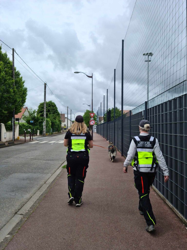 CHIEN DE RECHERCHE IDF COMPTE RENDU