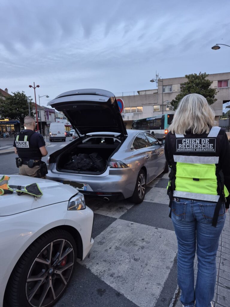 CHIEN DE RECHERCHE PERSONNE DISPARUE POLICE NATIONALE