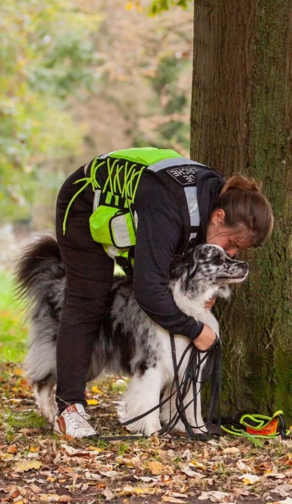 CHIEN DE RECHERCHE DE PERSONNES DISPARUES IDF BINOME PENELOPE