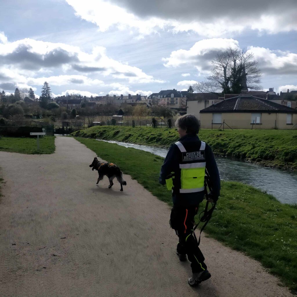 CHIEN DE RECHERCHE IDF MILIEUX URBAINS