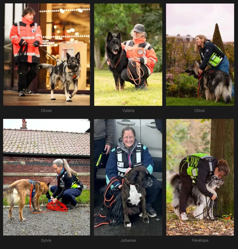 CHIEN DE RECHERCHE DE PERSONNES DISPARUES BINOMES